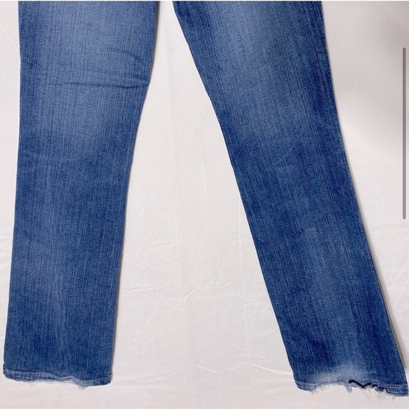 Wrangler Q Baby Med Wash Mid Rise Boot Cut Jeans 5/6 - Picture 4 of 16